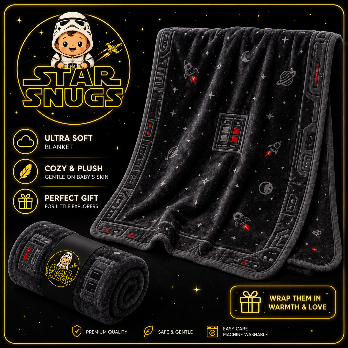 StarSnugs Baby Blanket