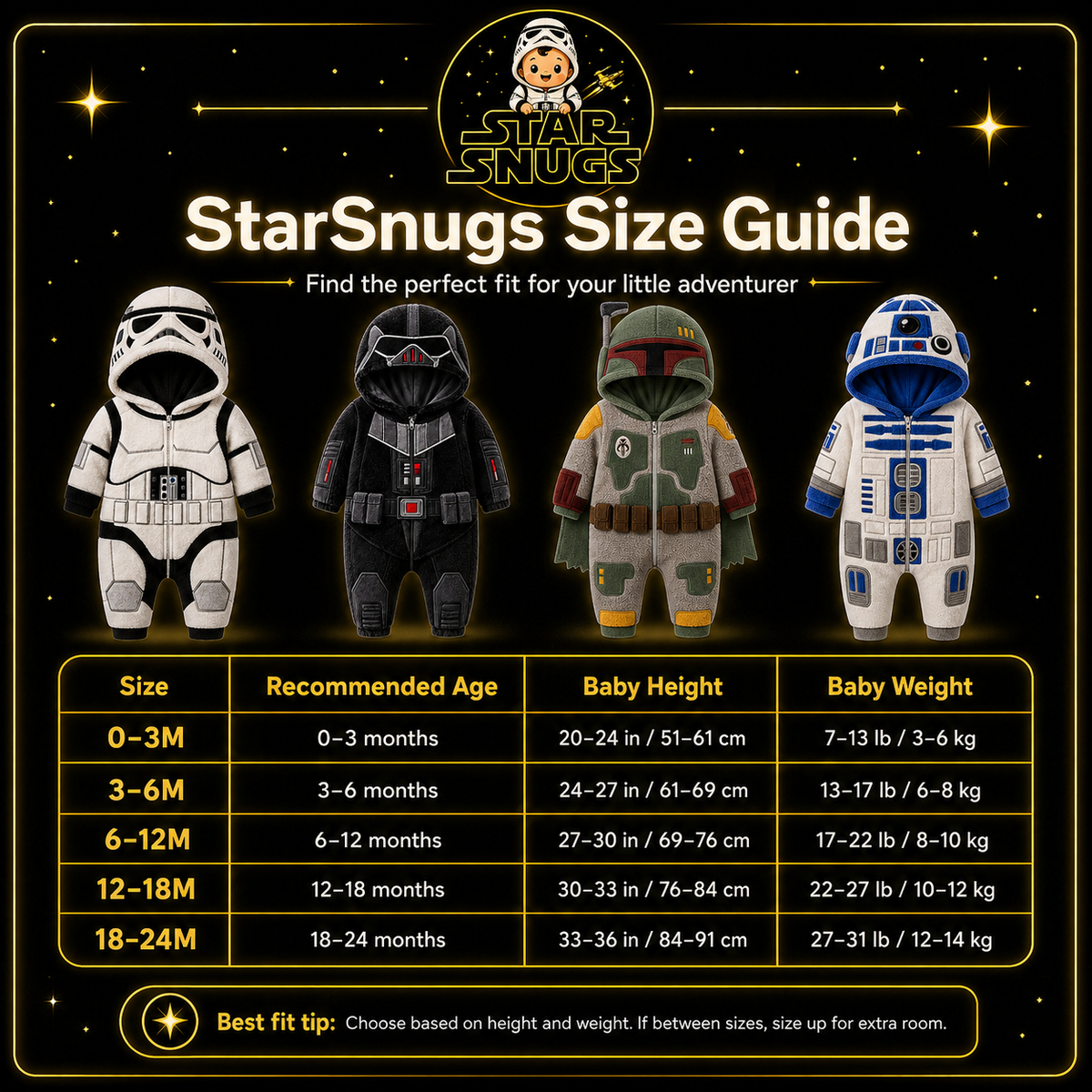 StarSnugs Onesie